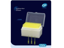 Ponteira Tipo Gilson 0-200 Ul Estéril Em Rack - 96 Unid - 181743E - Cral